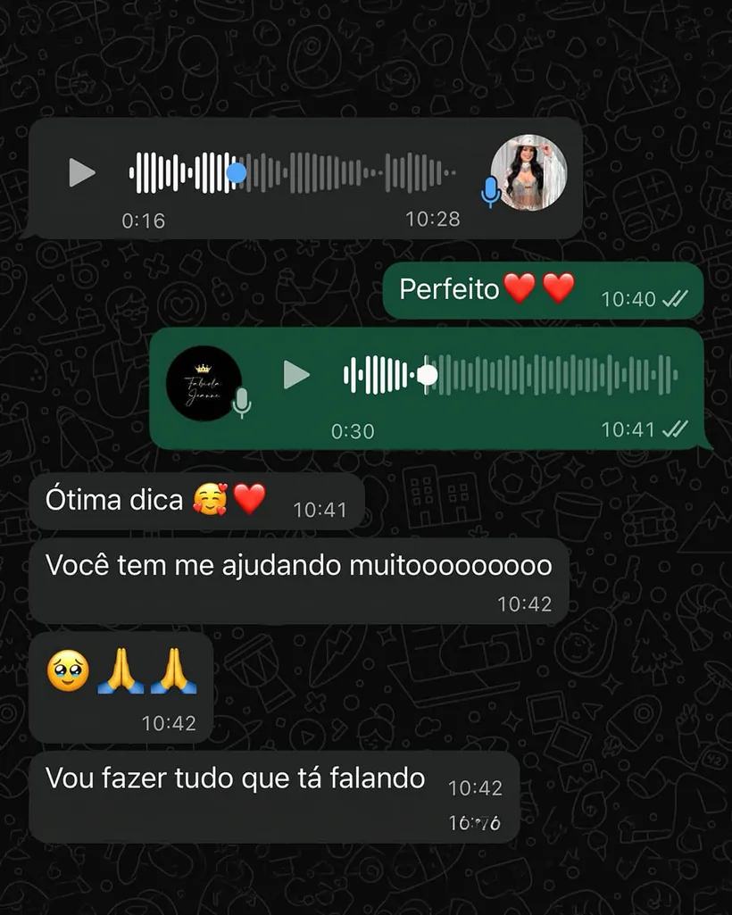 Depoimento de aluna