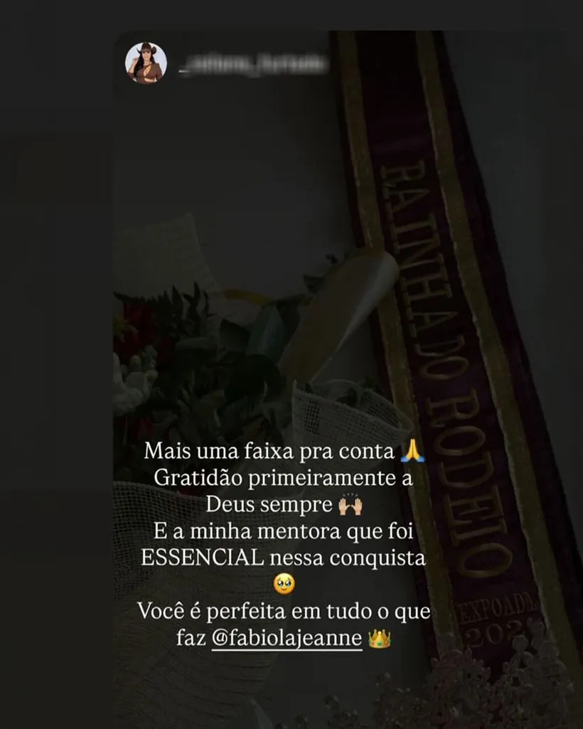 Depoimento de aluna