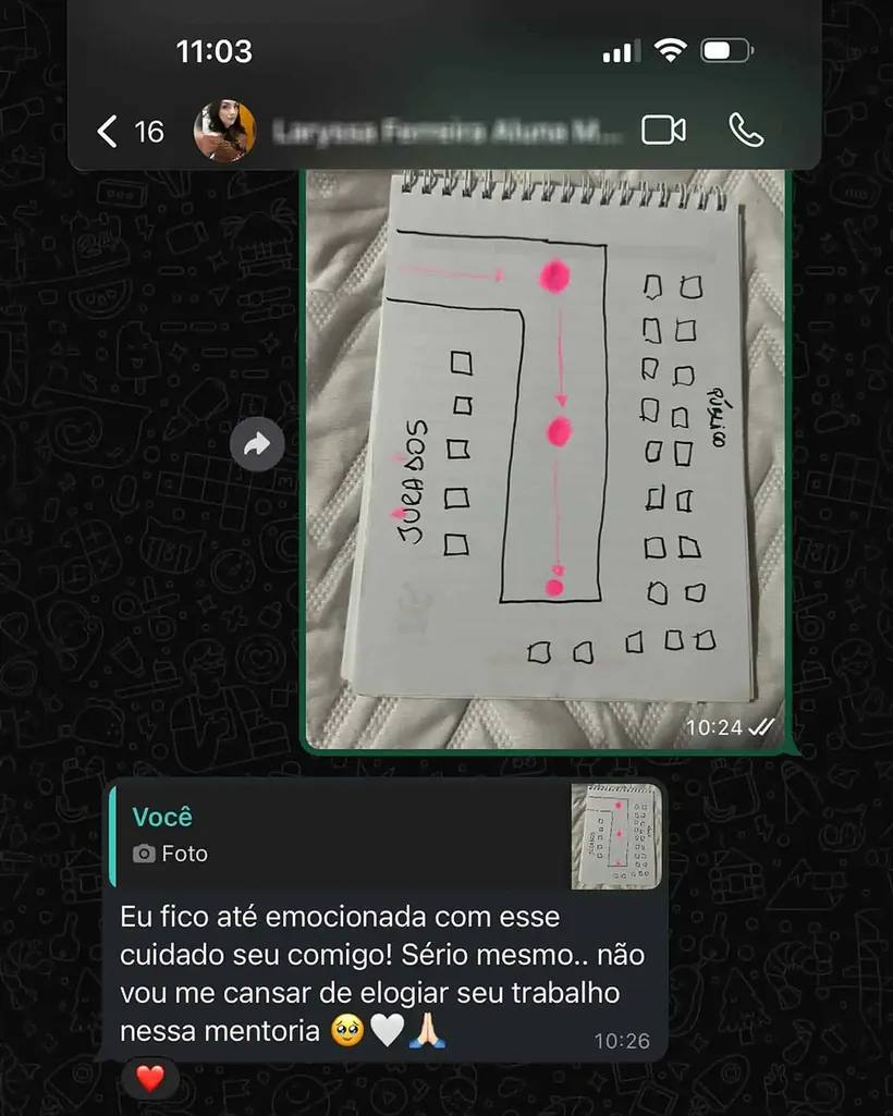Depoimento de aluna